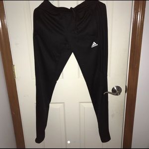 adidas black track pants